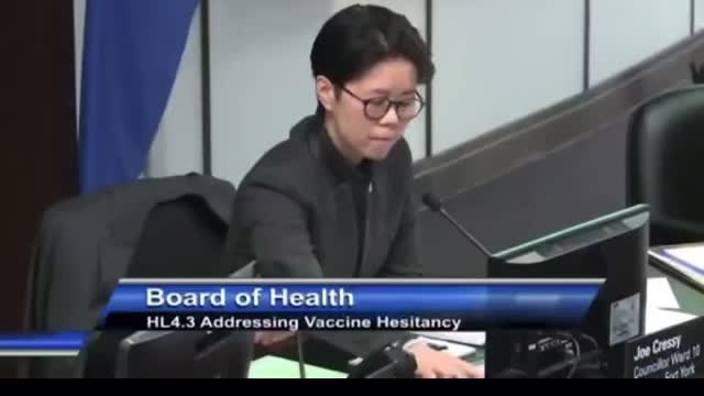 Joel Speaks to the Board of Health in Canada