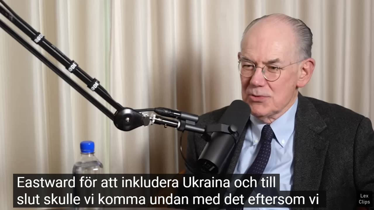 # 915 - John Maersheimer: Kriget i Ukraina är orsakat av USA och Nato. SVENSKTEXTAD