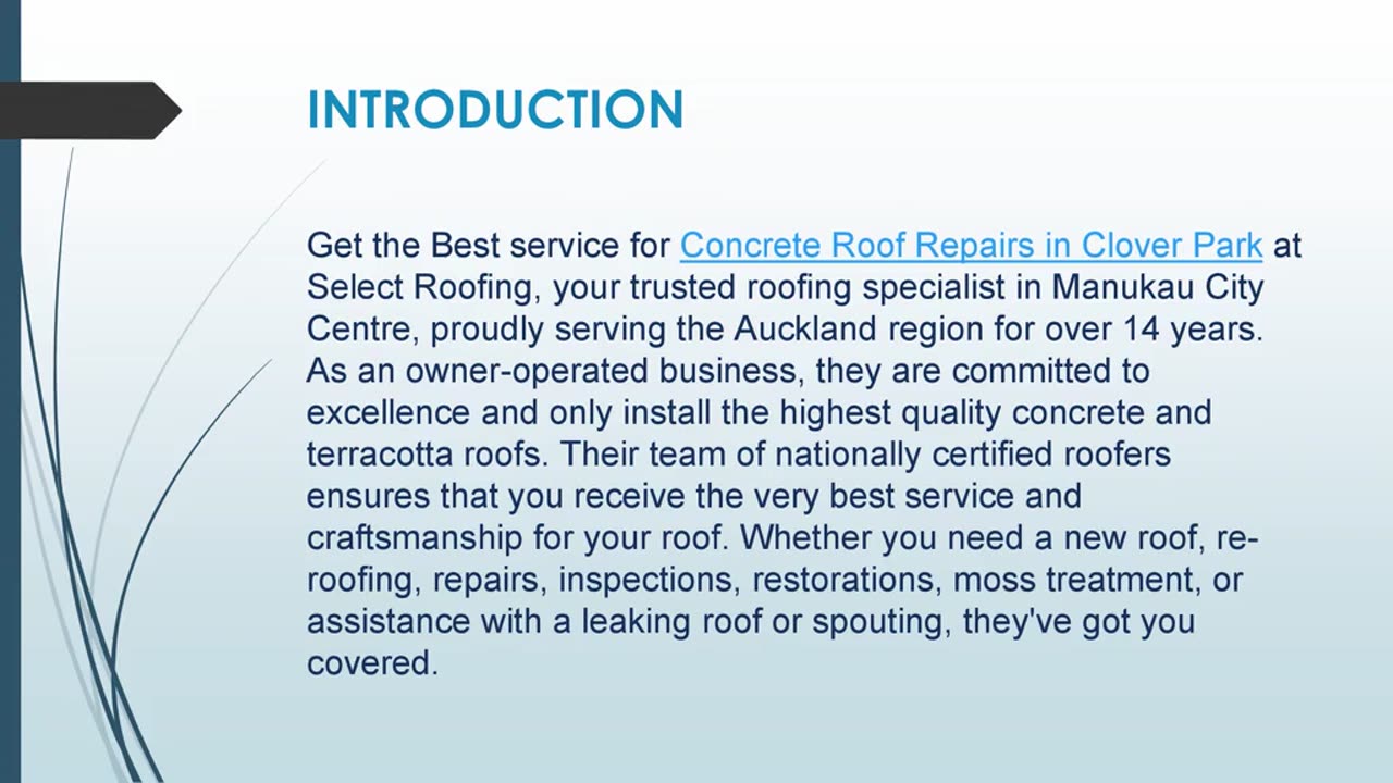 Best service for Concrete Roof Repairs in Clover Park