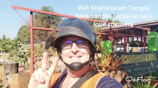 Wat Sophanaram Temple have buddha recite on very loud speakers