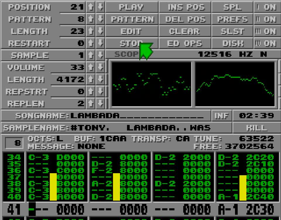 Amiga and Atari ST Protracker Music Mods - Labamba