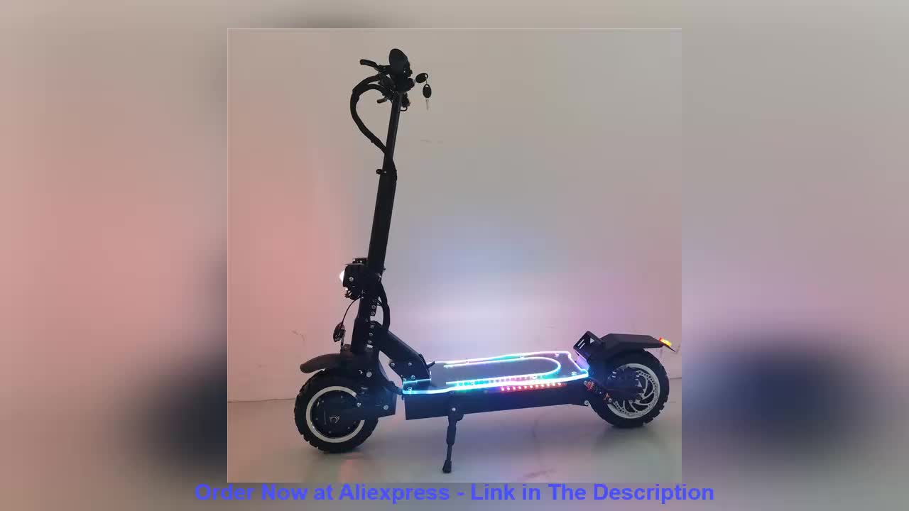 ❄️ 100KM/H Max Speed 60V35AH/21AH 5600W Dual Motor Adult Electric Scooter 11Inch Offroad Tire Two