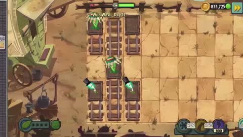 Plants vs Zombies 2 Wild West - Day 12