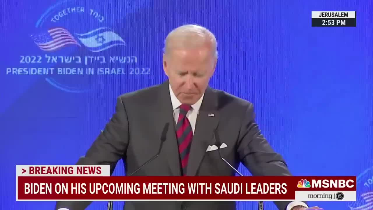 'I'm Going To Saudi Arabia Is To Promote U.S. Interests': Biden Defends Saudi Meetings