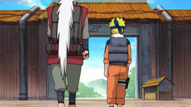 Naruto leaving leaf village for training | Good bye leaf village
