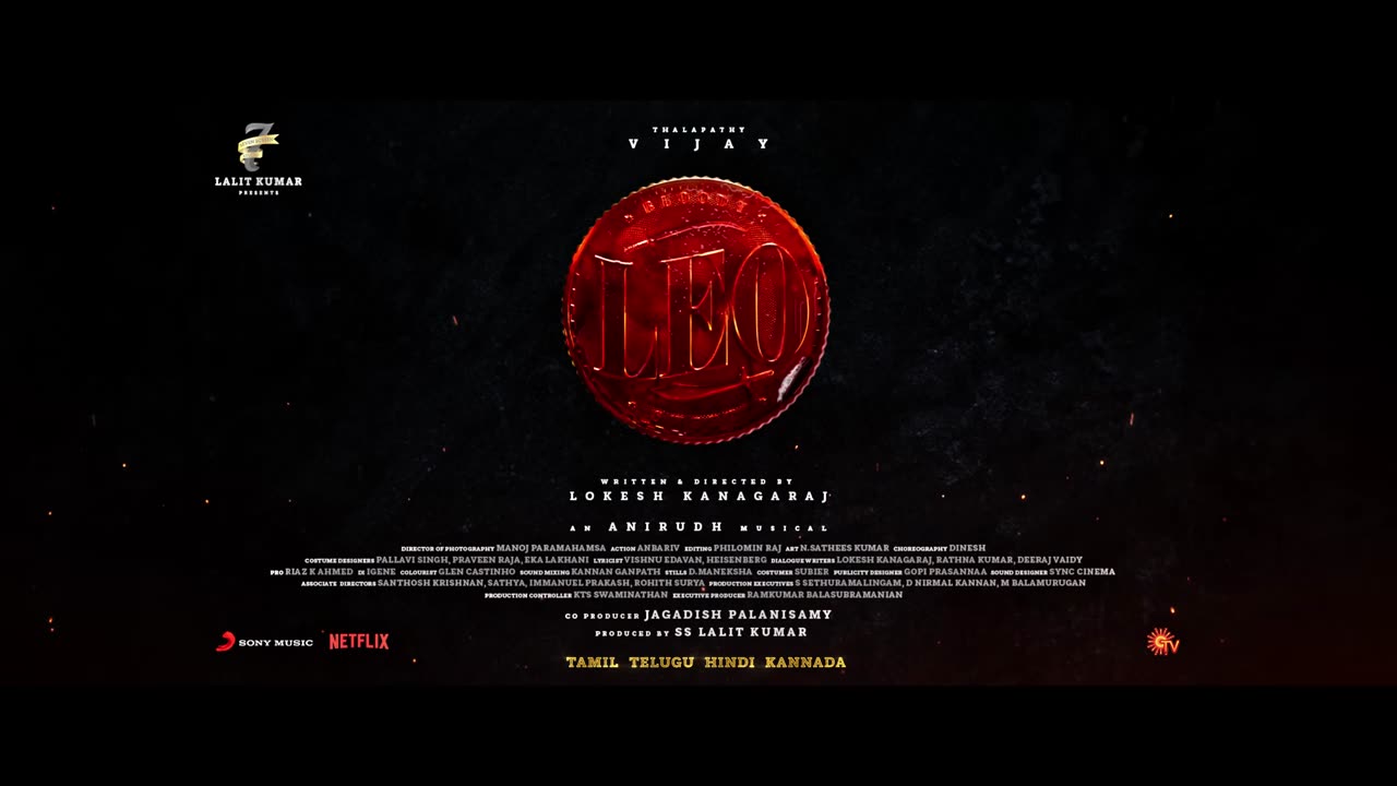 LEO - Official Trailer | Thalapathy Vijay | Lokesh Kanagaraj | Anirudh Ravichander