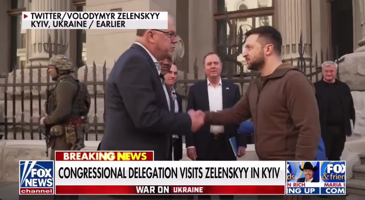 Fox News Host on Schiff visiting Ukraine with Pelosi: