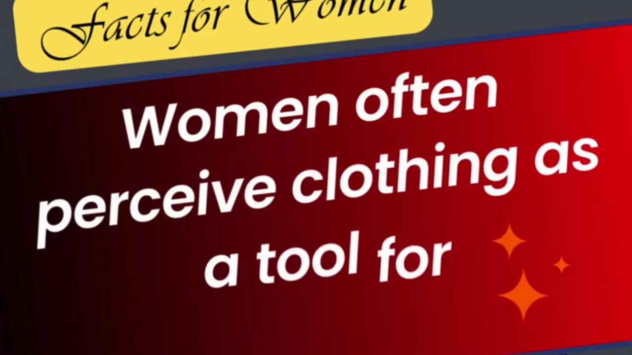 Women often perceive clothing as a tool for empowerment in social settings.