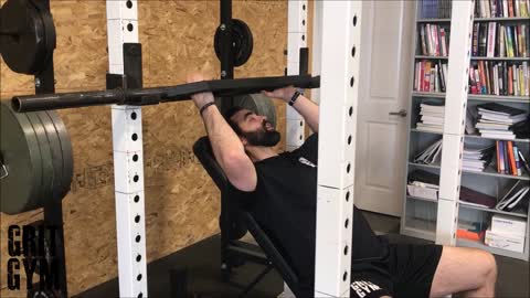 Swiss Bar High Incline Press