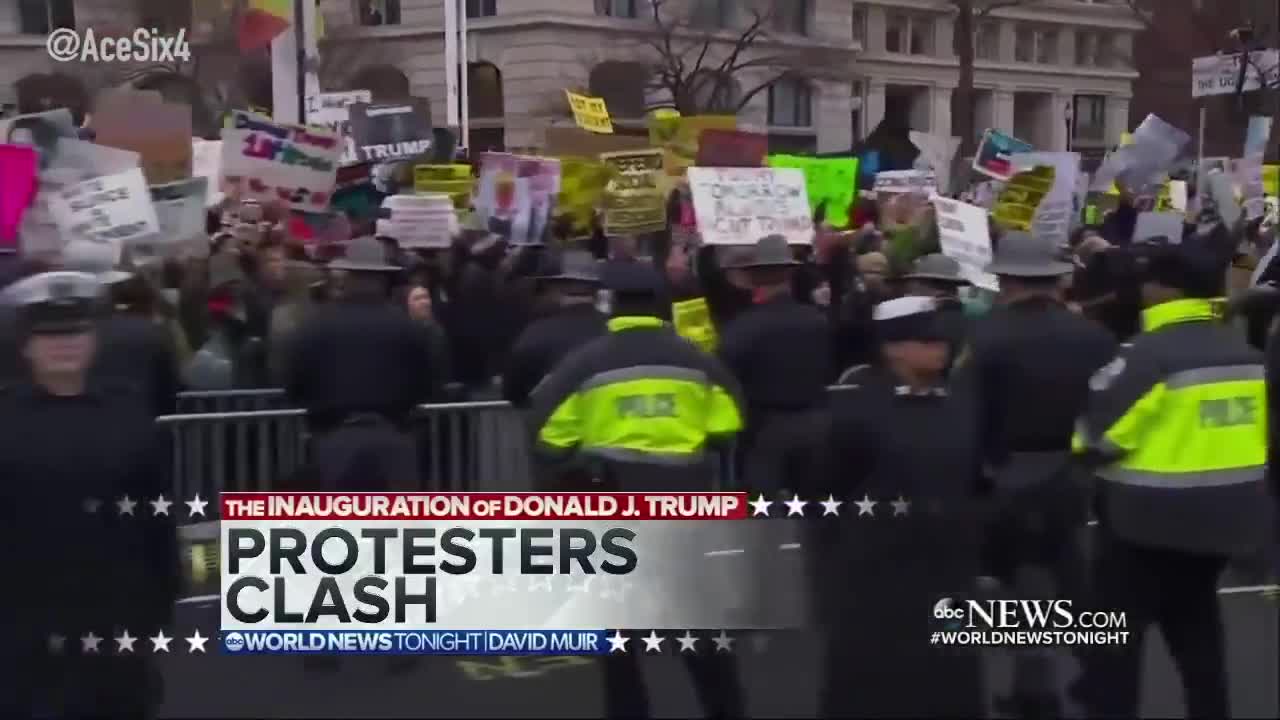 FLASH BACK: Trump inauguration Day 2017
