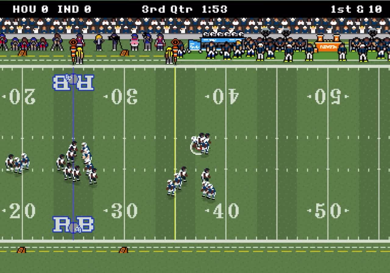 Retro bowl: Houston vs Indianapolis