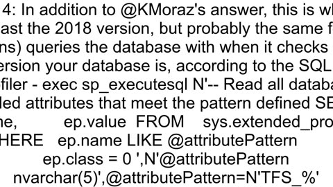 Why can39t I attach TFS to a Project Collection that was restored to SQL Server I think correctly