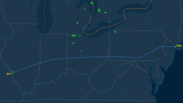 Live View of Flight Delta DL 5234 (Nebula's flight. Our new bird.)