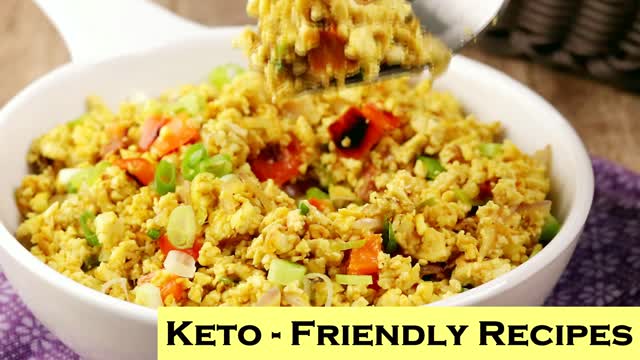 Keto Curried Tofu Scramble recipe