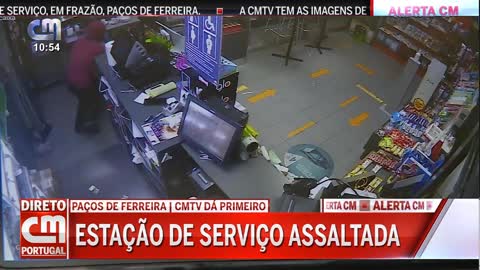 Estação de Serviço Assaltada em Paços de Ferreira