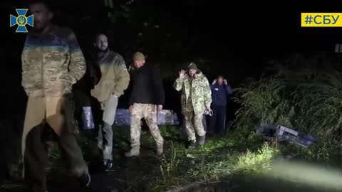 SSU Reveals Unique Footage from Ukrainian Prisoner Exchange