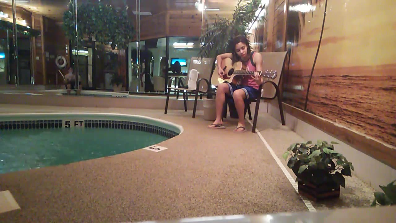 Inside My Island Beach Vacation Villa! Guitar Practice Session 2 (Unreleased)