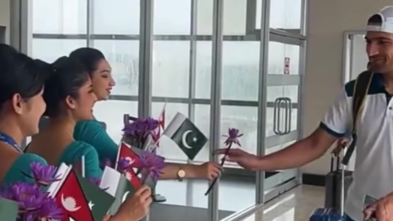 Pakistan cricket taem arrived at sriLanka