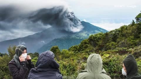 Terrible Today (Jan 27,2022) Costa Rica’s Turrialba Volcano Eruption Spewing ash hot 1.000 meters