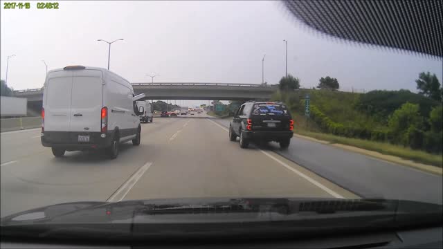 Dash Cam Numbnuts On Tollway