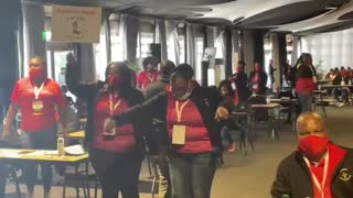 Popcru delegates singing