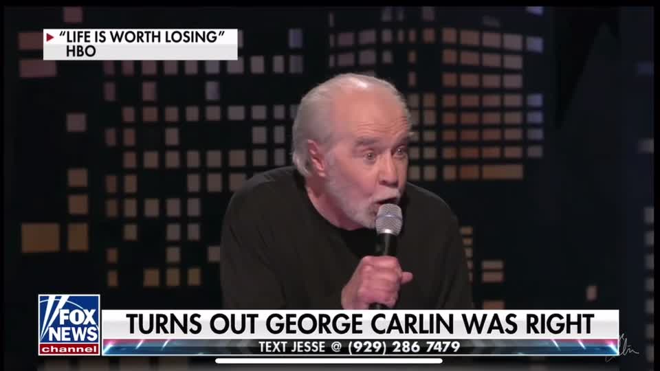 Jesse Watters: Comedians Warned Us This Would Happen [George Carlin Called It!]