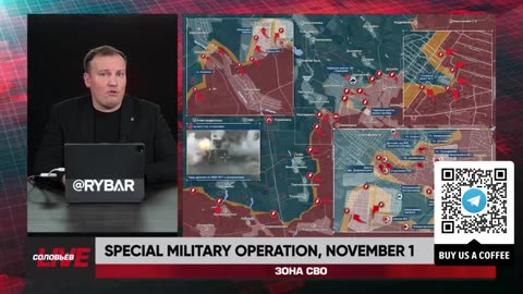 ►🇷🇺🇺🇦🚨❗️⚡️ Rybar Review of the Special Military Operation on Nov.1 2024