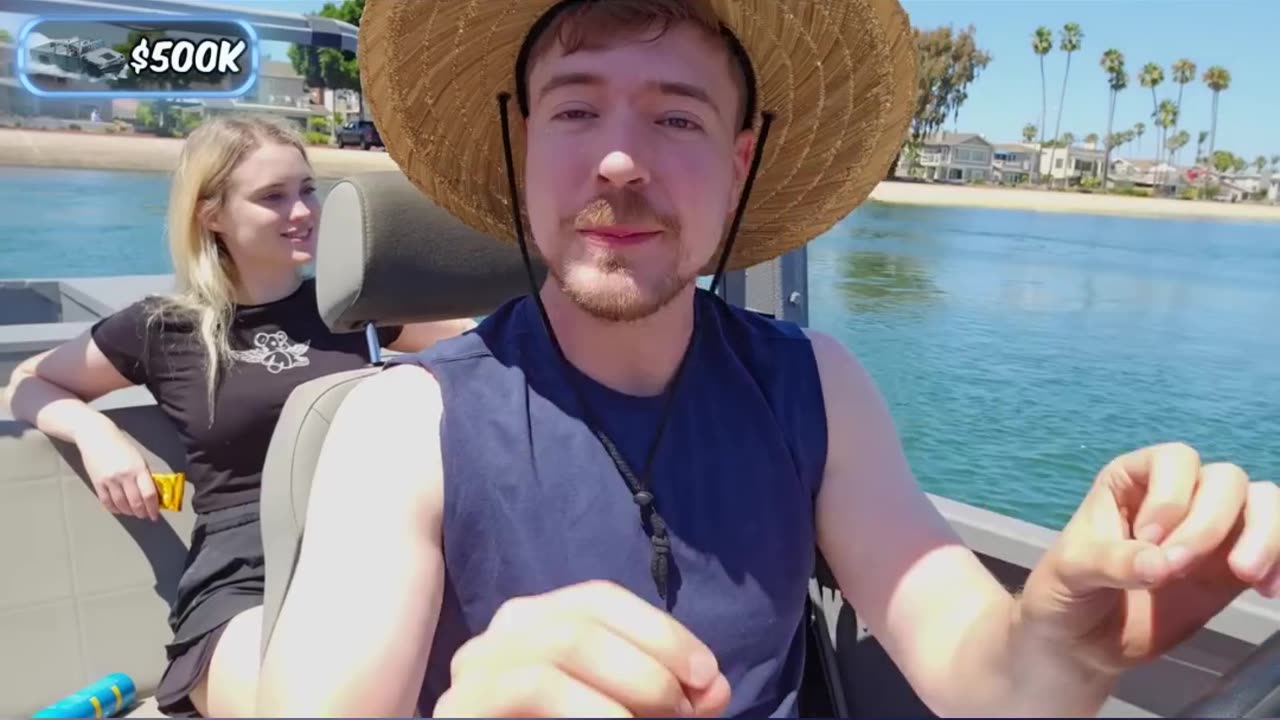 driving car on water