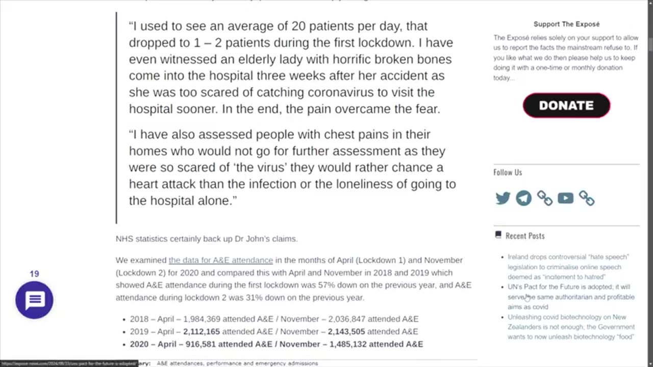 Doctor We Were Told to Euthanize Patients to Inflate Covid Death