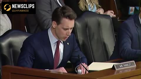 Senator Josh Hawley Opening Remark On SCOTUS Nominee Ketanji Brown Jackson