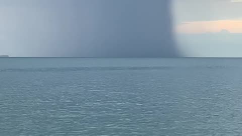 Storm Cells Sits On Lake Simcoe