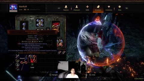 POE SSF Crucible Unique Legion Boots Gang's Momentum