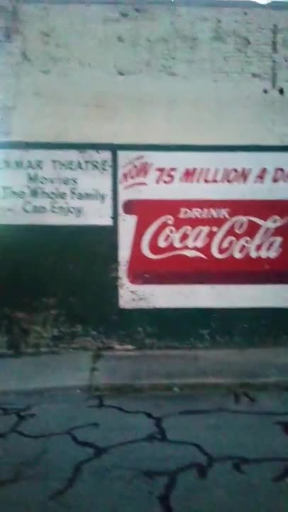 LAMAR THEATER, COCA-COLA SIGN (Historic) PARIS, TEXAS