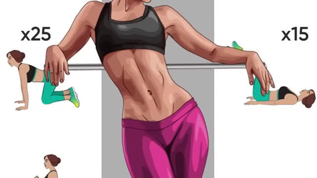 Workout for slimer body in just 4 week's at home