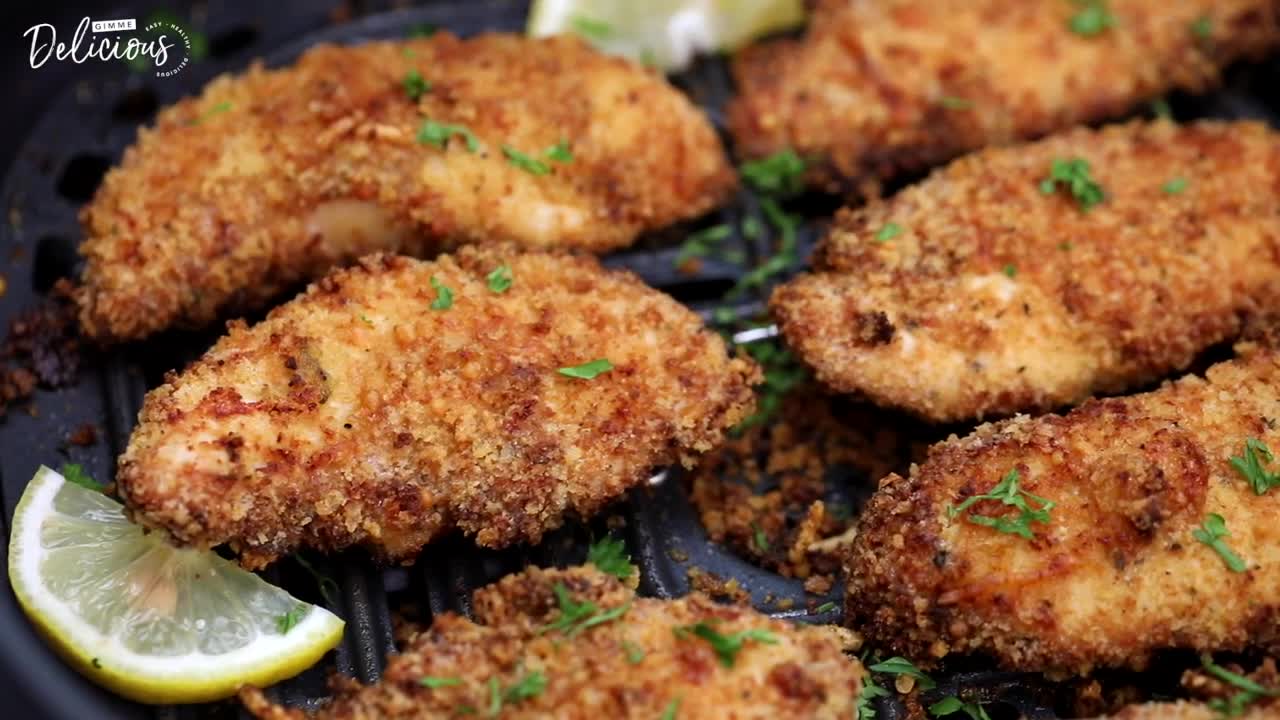 How to make SUPER CRISPY Air Fryer Chicken Tenders