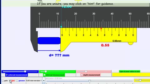 How to measure the length by vernier caliper