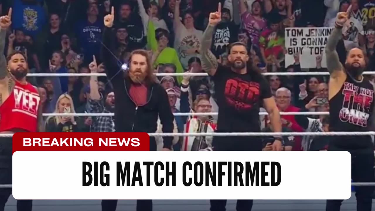 Major Survivor Series Match Confirmed