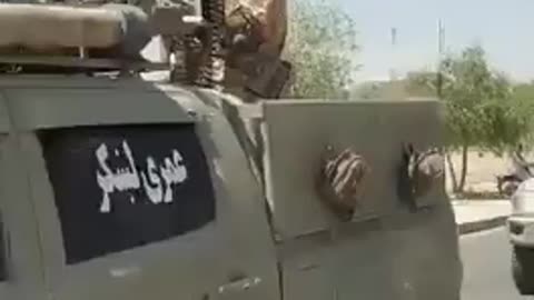 Taliban victory parade in Kandahar Afghanistan