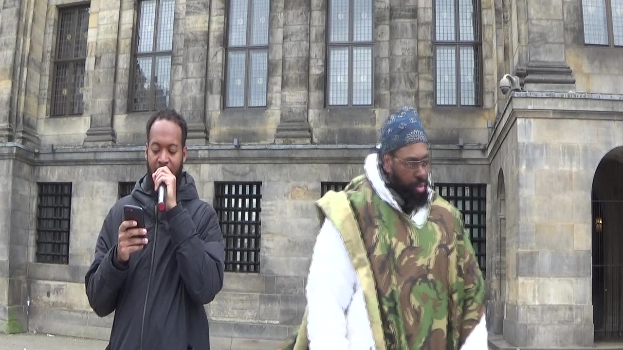 Hebrew Israelites Prophetic Camp Street Teaching 28 -4- 2024 Amsterdam (The Dam/Netherlands) Pt 1