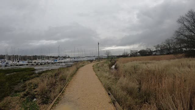 GoPro speedlapse. Riverside.