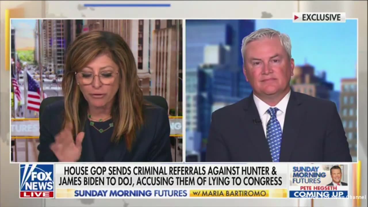 "Joe Biden's Committed Many Crimes": Rep. Comer Sounds Off in Explosive Interview [WATCH]