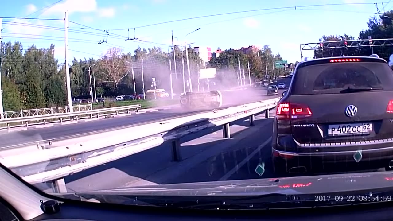 Epic SUV crashes