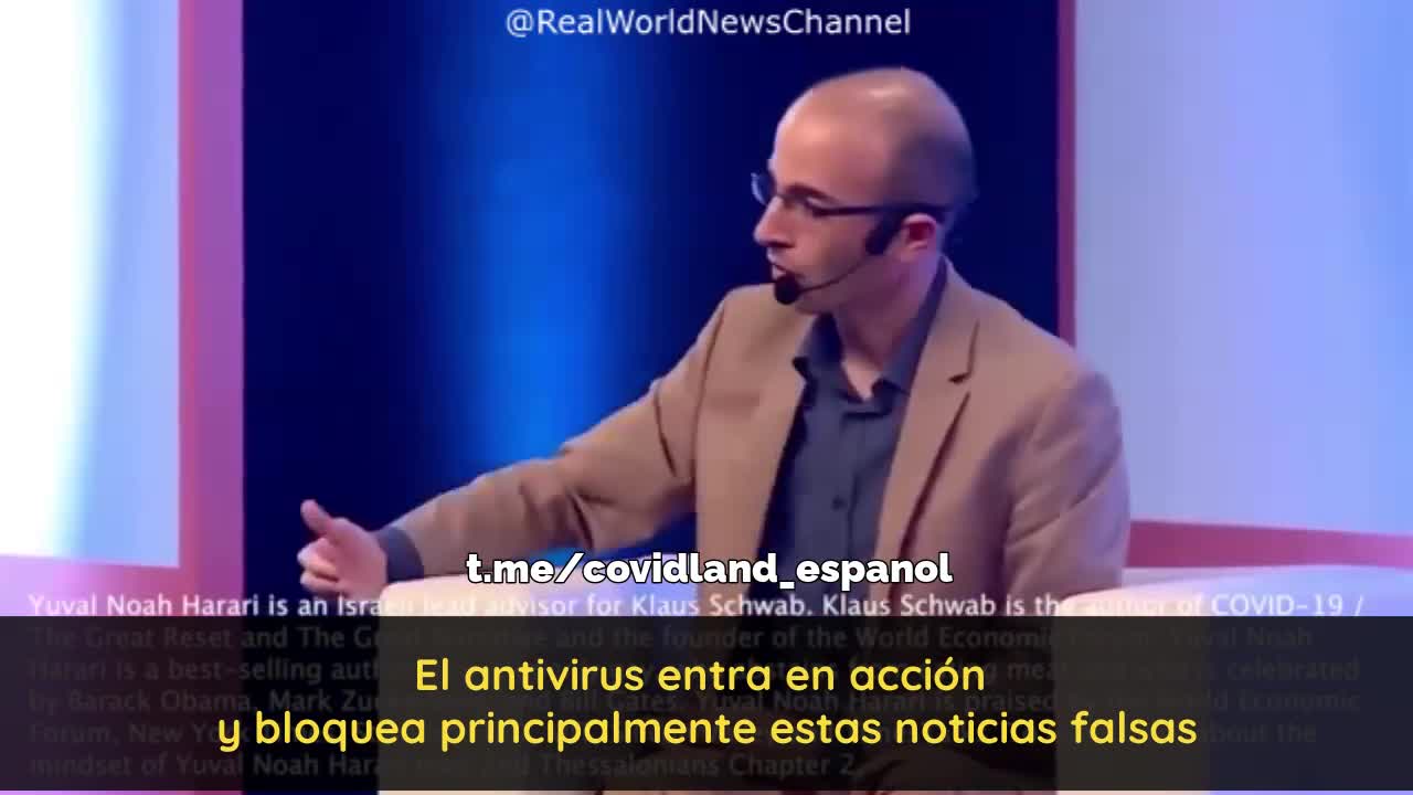 Yubal Noah Harari: Podemos crear antivirus para la mente.