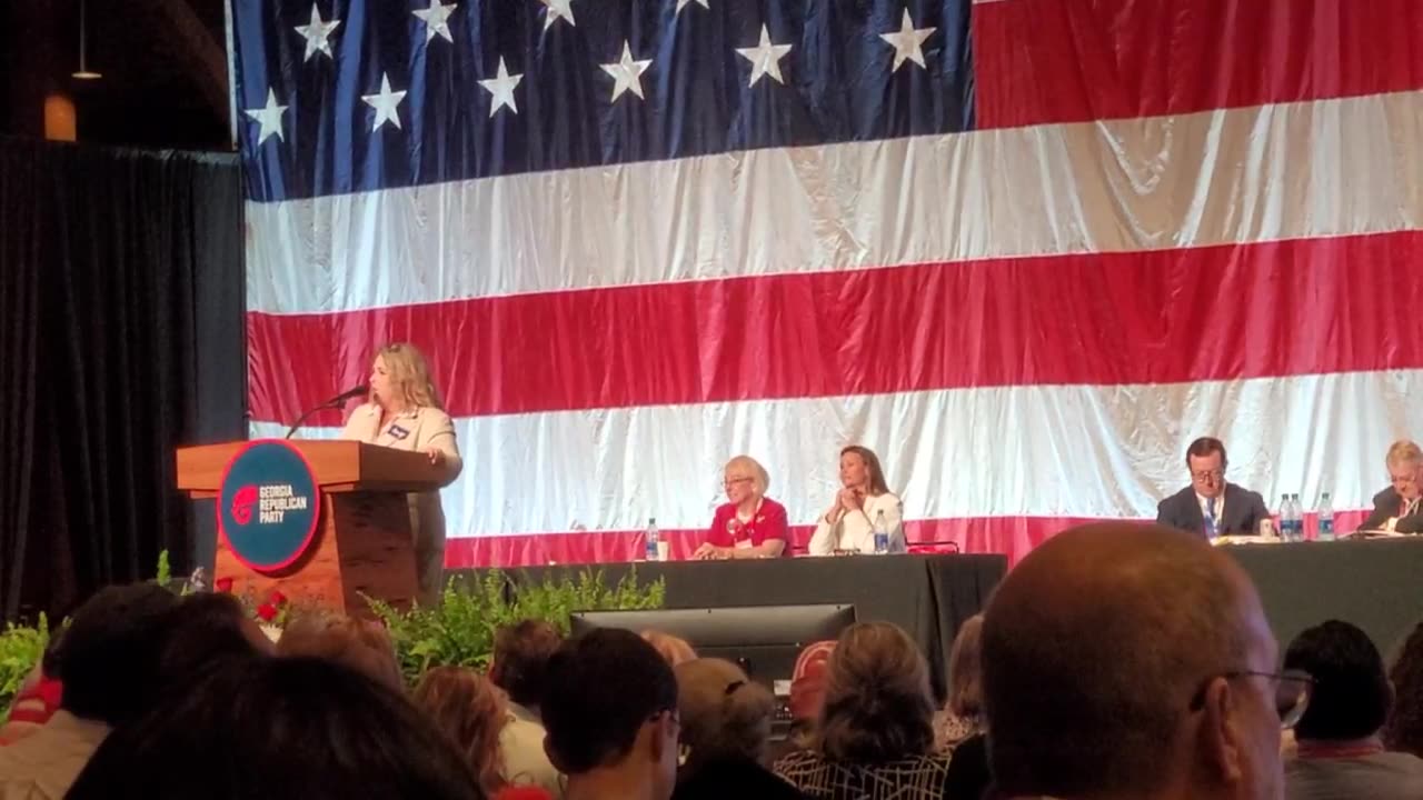 Amy Kremer at Georgia GOP State Convention May 18, 2024