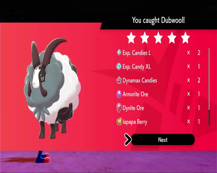 Pokemon Sword and Shield - Wild Area News: Herd Wooloo and Dubwool in the Wild Area: Dubwool Battle