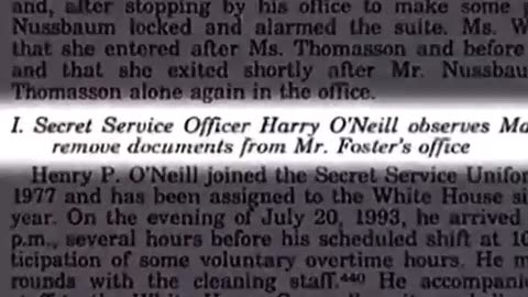 What ever happened to Vince Foster’s WACO letter?