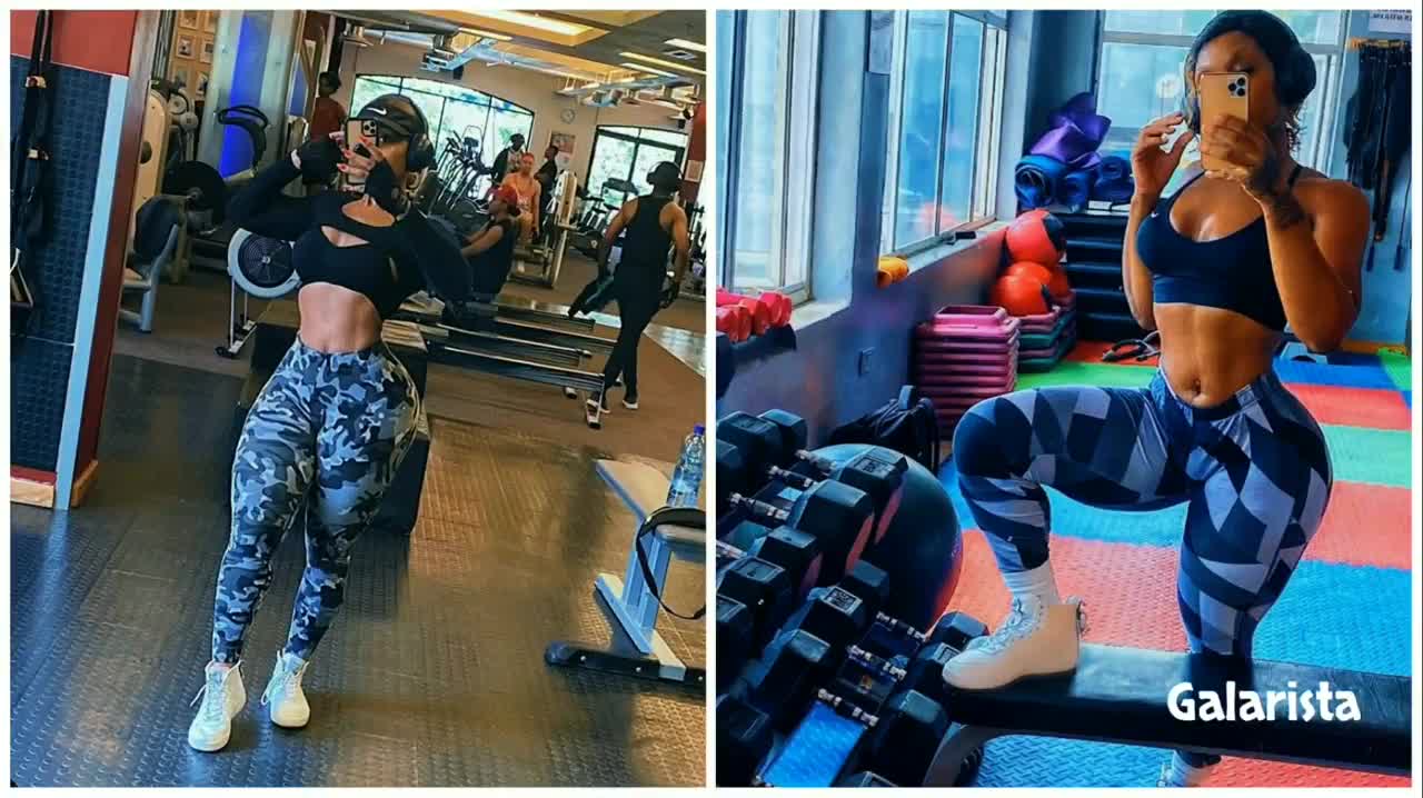 saiphifer Melanin Gym Fitness Model
