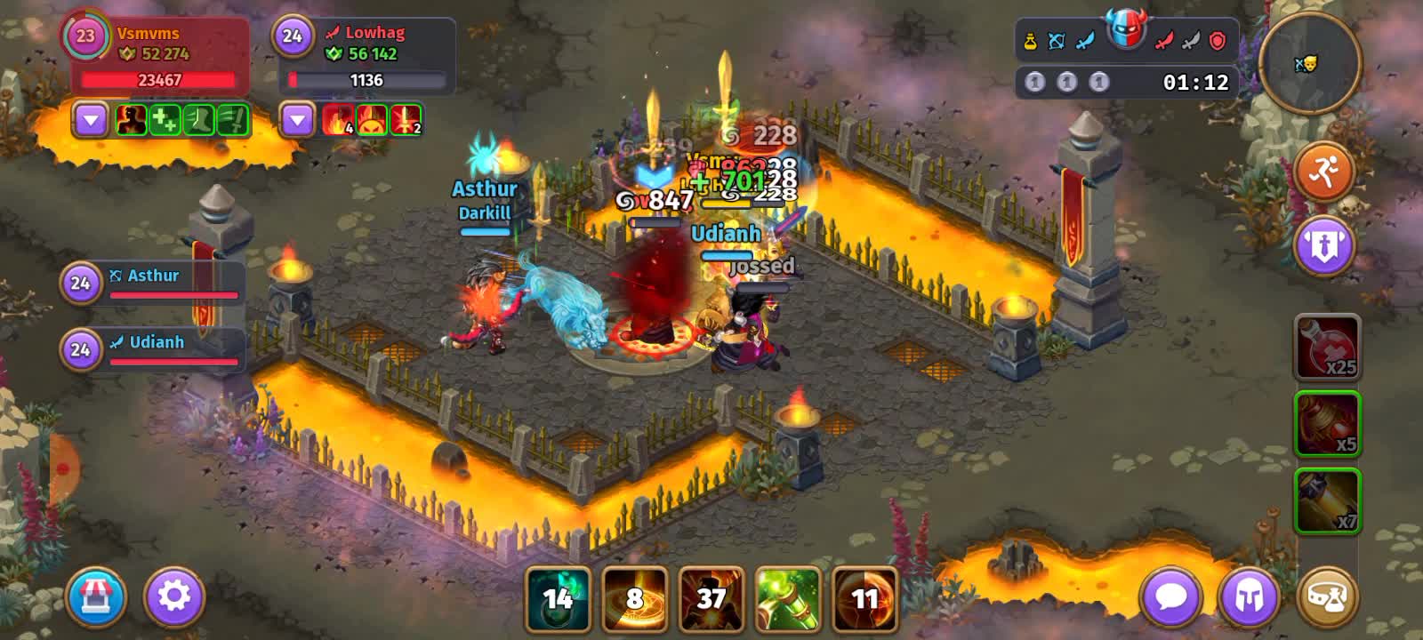 Arena Battles Match 1 - Skylore