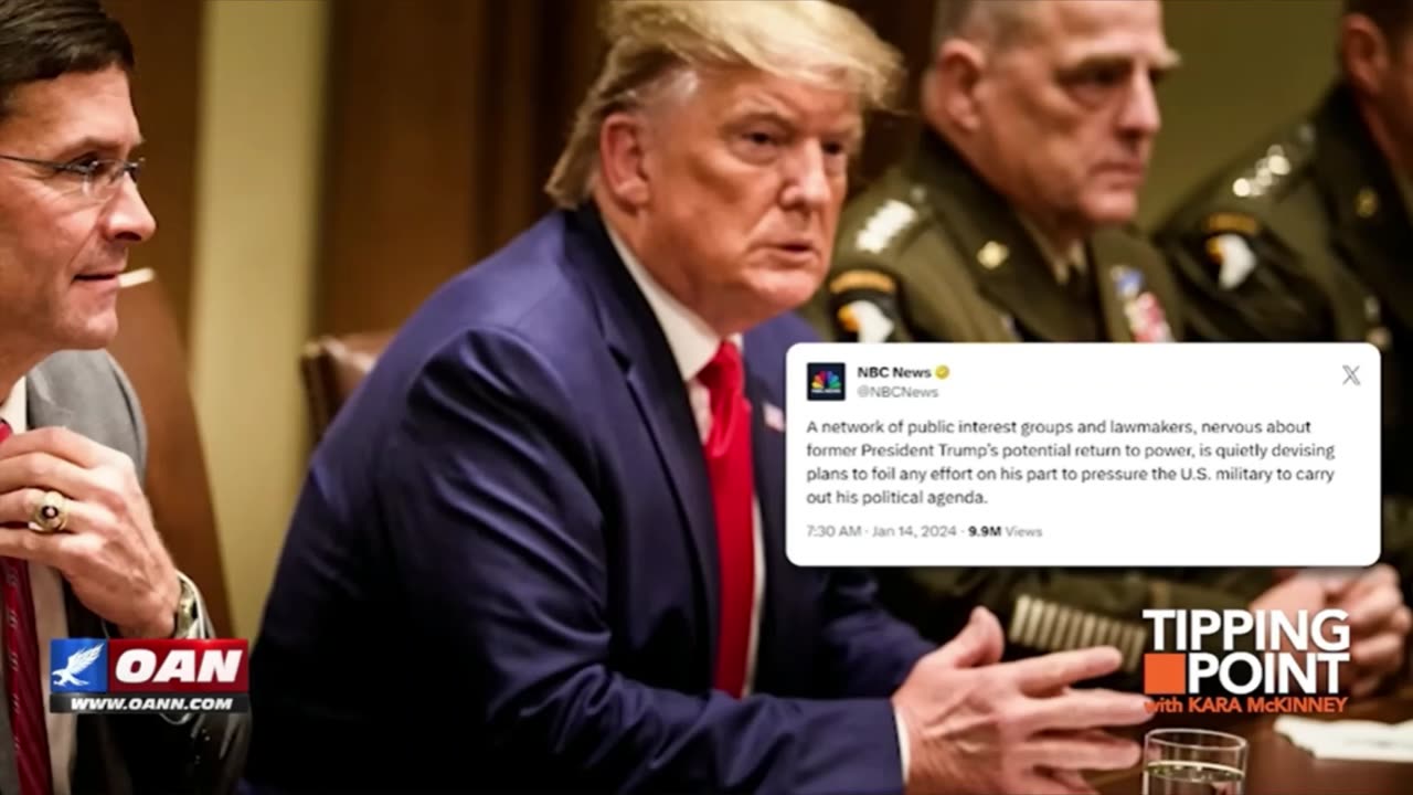 Left Plans Military Coup Against President Trump