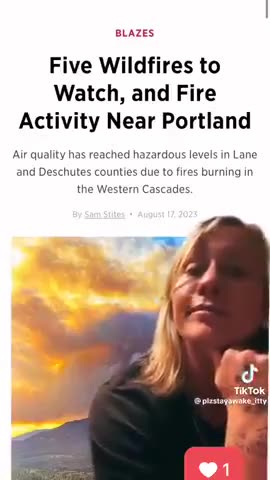 SO CALLED "WILDFIRES" SEEM TO HAVE A CONNECTION WITH THE BUILDING PLANS FOR SMART CITIES